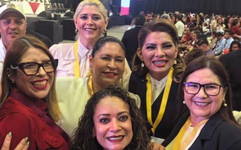 Ana Lilia Rivera reconoce nueva dirigencia de Morena y llama a mantener principios