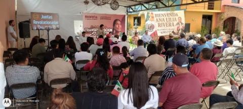 Confía Ana Lilia Rivera en la consolidación de la Cuarta Transformación desde el pueblo