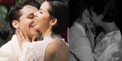 Ángela Aguilar ya cumplió su primer mes de casada con Christian Nodal