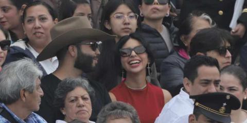 Christian Nodal no asiste al cumpleaños de su hija, pero si estuvo en el Desfile Cívico Militar en CDMX