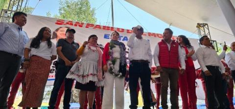 Seré la mejor presidenta de la historia de San Pablo del Monte: Angélica Piedras