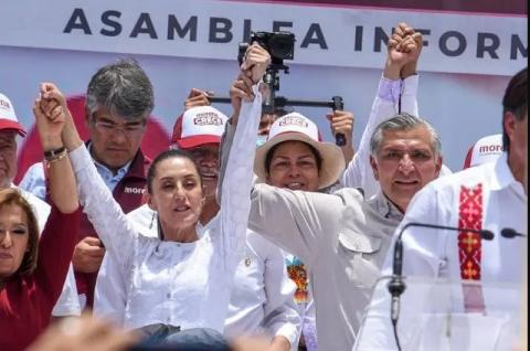 Sheinbaum gana a Ebrard como favorita de Morena a presidencia