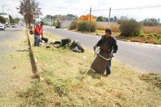 Por primera vez realizan trabajos de imagen urbana en colonias de Apizaco