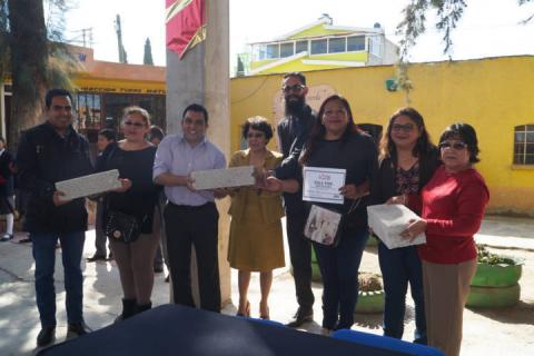 Alcalde refuerza la infraestructura educativa de la primaria Francisco Sarabia imagen 3