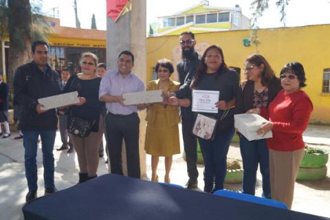 Alcalde refuerza la infraestructura educativa de la primaria Francisco Sarabia imagen 4
