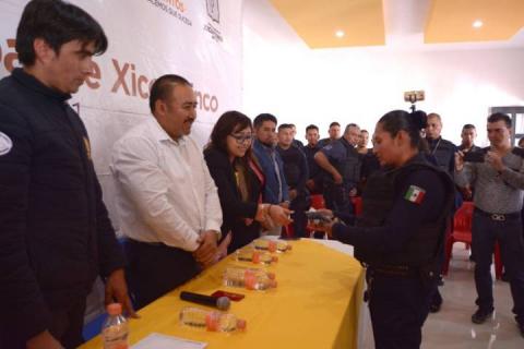 Respalda Atristain esfuerzo en seguridad para Xicohtzinco