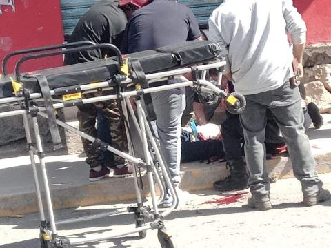 Imparable la violencia en Apizaco; l3si0n4n a pareja con 4rm4 tras resistirse asalto