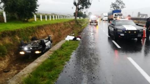 Asesinan a guardia de seguridad privada en carretera Apizaco- Calpulalpan