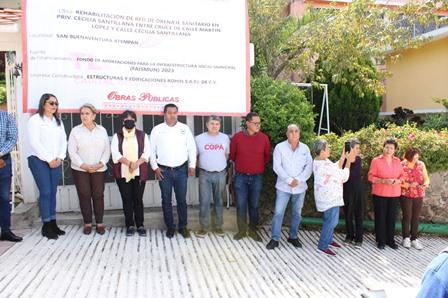 Inaugura alcaldesa capitalina Maribel Pérez obras en Atempan