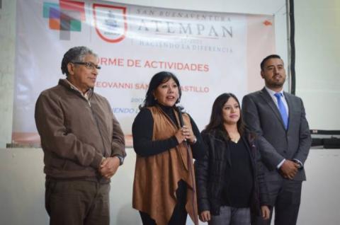 Realiza presidente de Atempan Segundo Informe de actividades imagen 3