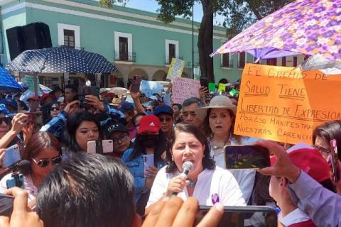 La lucha seguirá hasta que le hagan justicia a los Tlaxcaltecas, advierte Blanca Águila