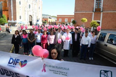 Ratifica gobierno capitalino campaña preventiva contra el cáncer de mama