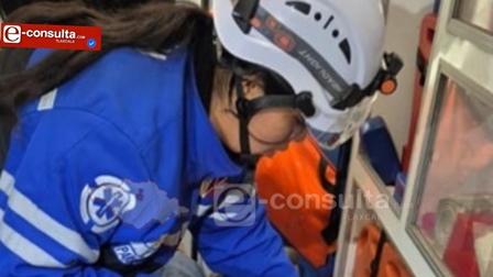 Baleado llega desangrándose a comandancia de Tetla; sobrevivió de milagro