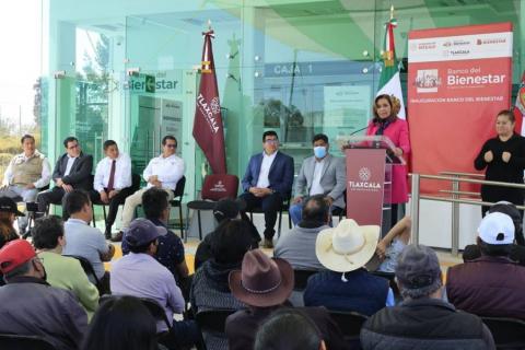 Encabezó Gobernadora Lorena Cuéllar inicio de operaciones del Banco del Bienestar en Tecopilco imagen 1