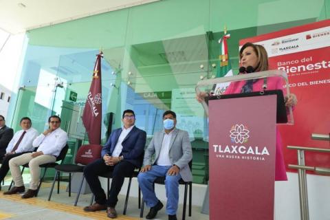 Encabezó Gobernadora Lorena Cuéllar inicio de operaciones del Banco del Bienestar en Tecopilco imagen 3
