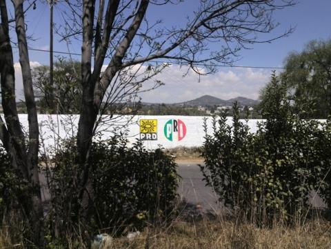 Extrañas pintas aliancistas del PRI y PRD inundan el estado