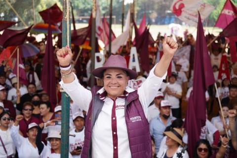 Blanca Estela Cesar tiene el apoyo de las mayorías en Zacatelco