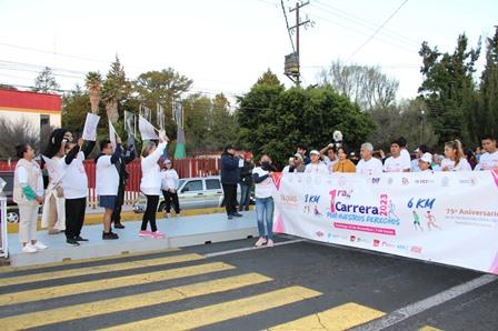 Corren más de 600 personas por sus derechos en la capital de Tlaxcala