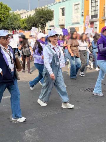 La CEDH observó actuación de autoridades durante la marcha del 8M imagen 10