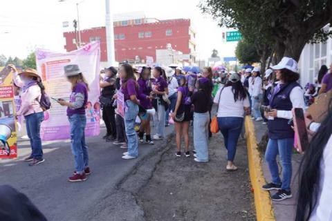 La CEDH observó actuación de autoridades durante la marcha del 8M imagen 6