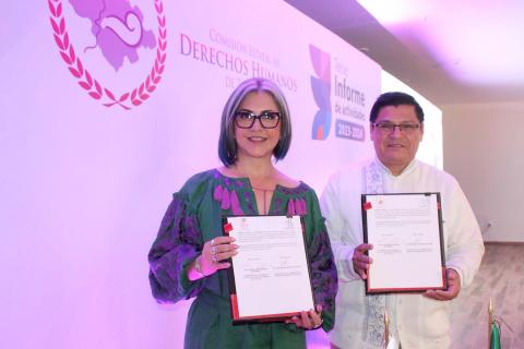 Firmó CEDHT convenios de colaboración con organismos DDH de Tabasco, Veracruz, Oaxaca y Bahía de Banderas imagen 1