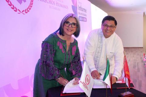 Firmó CEDHT convenios de colaboración con organismos DDH de Tabasco, Veracruz, Oaxaca y Bahía de Banderas imagen 2