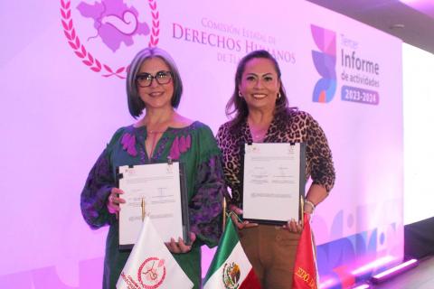 Firmó CEDHT convenios de colaboración con organismos DDH de Tabasco, Veracruz, Oaxaca y Bahía de Banderas imagen 3