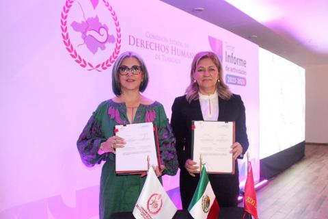 Firmó CEDHT convenios de colaboración con organismos DDH de Tabasco, Veracruz, Oaxaca y Bahía de Banderas imagen 4