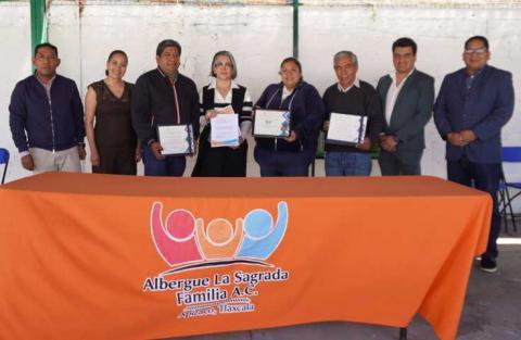 Refuerza CEDHT trabajo coordinado con el Albergue de Migrantes “La Sagrada Familia” imagen 1