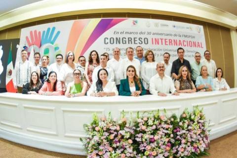 Participa presidenta de la CEDHT en Congreso Internacional organizado por la FMOPDH imagen 1