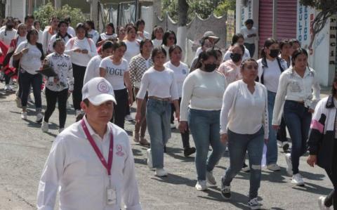 Acompaña CEDH manifestaciones de normalistas, en Tlaltelulco y SPM imagen 3