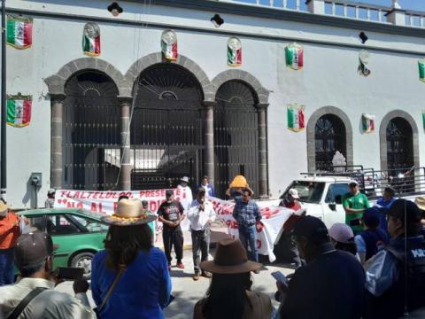 Acompaña CEDH manifestaciones de normalistas, en Tlaltelulco y SPM imagen 4