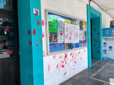 Acompaña CEDH manifestaciones de normalistas, en Tlaltelulco y SPM imagen 5
