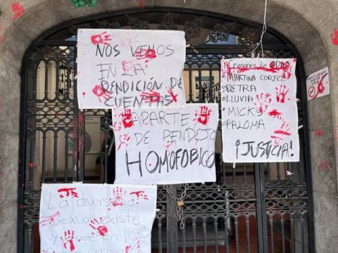 Acompaña CEDH manifestaciones de normalistas, en Tlaltelulco y SPM imagen 7