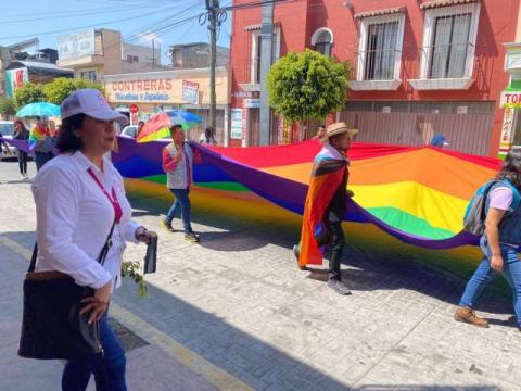 Acompaña CEDH manifestaciones de normalistas, en Tlaltelulco y SPM imagen 8