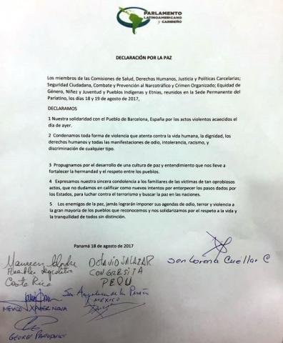 Lorena Cuéllar condena muertes en Barcelona y en México