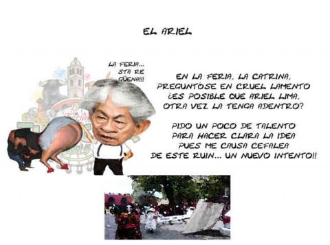 Jaló la huesuda a Ariel cuando hacía un negociazo en la Feria