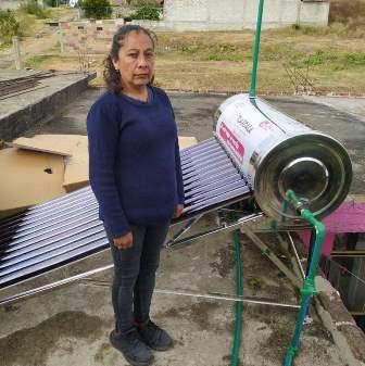 Colabora ayuntamiento capitalino en entrega de calentadores