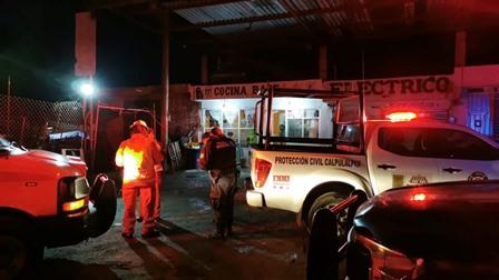Sujeto muere en un restaurante de Calpulalpan después de comer