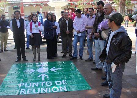 Con simulacro recuerda Calpulalpan Día Nacional de Protección Civil imagen 1