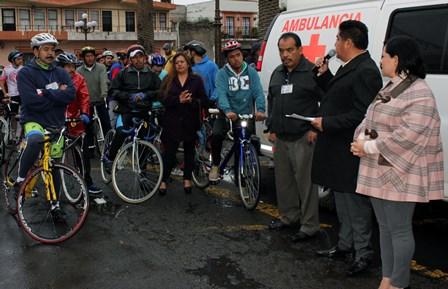 Ciclistas Calpulalpenses ruedan hacia San Juan de los Lagos imagen 1