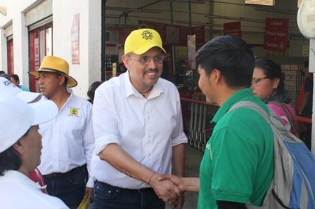 Intensa caminata realizó Juan Manuel Cambrón por San Pablo del Monte imagen 1