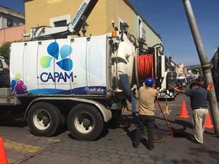 Desazolva Capam puntos críticos de la capital