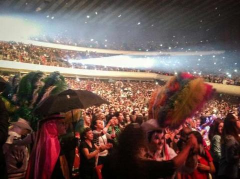 Totolac luce en Concierto de Carlos Rivera imagen 2
