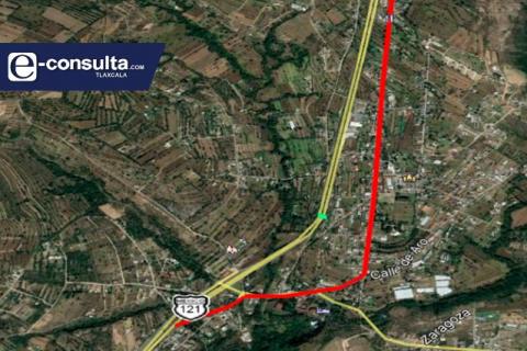 Cerrarán carretera Tlaxcala-Apizaco para colocar trabes de puente peatonal en Atlihuetzia
