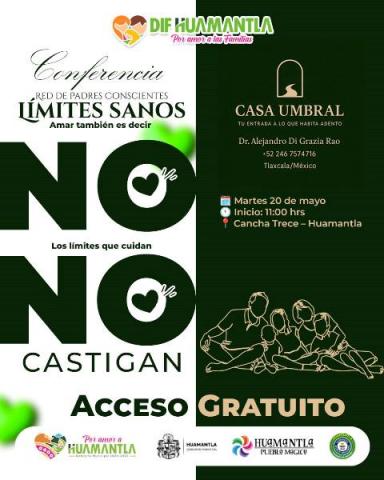 Inicia DIF de Huamantla ciclo de conferencias “Límites Sanos”