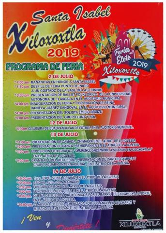 Alcalde alista la Feria del Elote Xiloxoxtla 2019 del 2 al 14 de julio