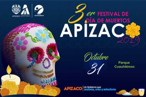 Se alista Apizaco para su Tercer Festival de Día de Muertos 2019