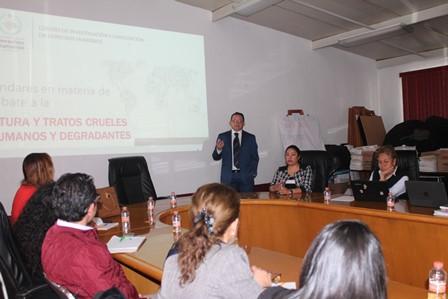 Personal de la CEDH se actualiza en sistema de protección en Derechos Humanos