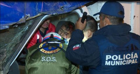 Choca conductor en estado etílico en la Carretera Federal a Tlaxcala imagen 2